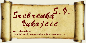 Srebrenka Vukojčić vizit kartica